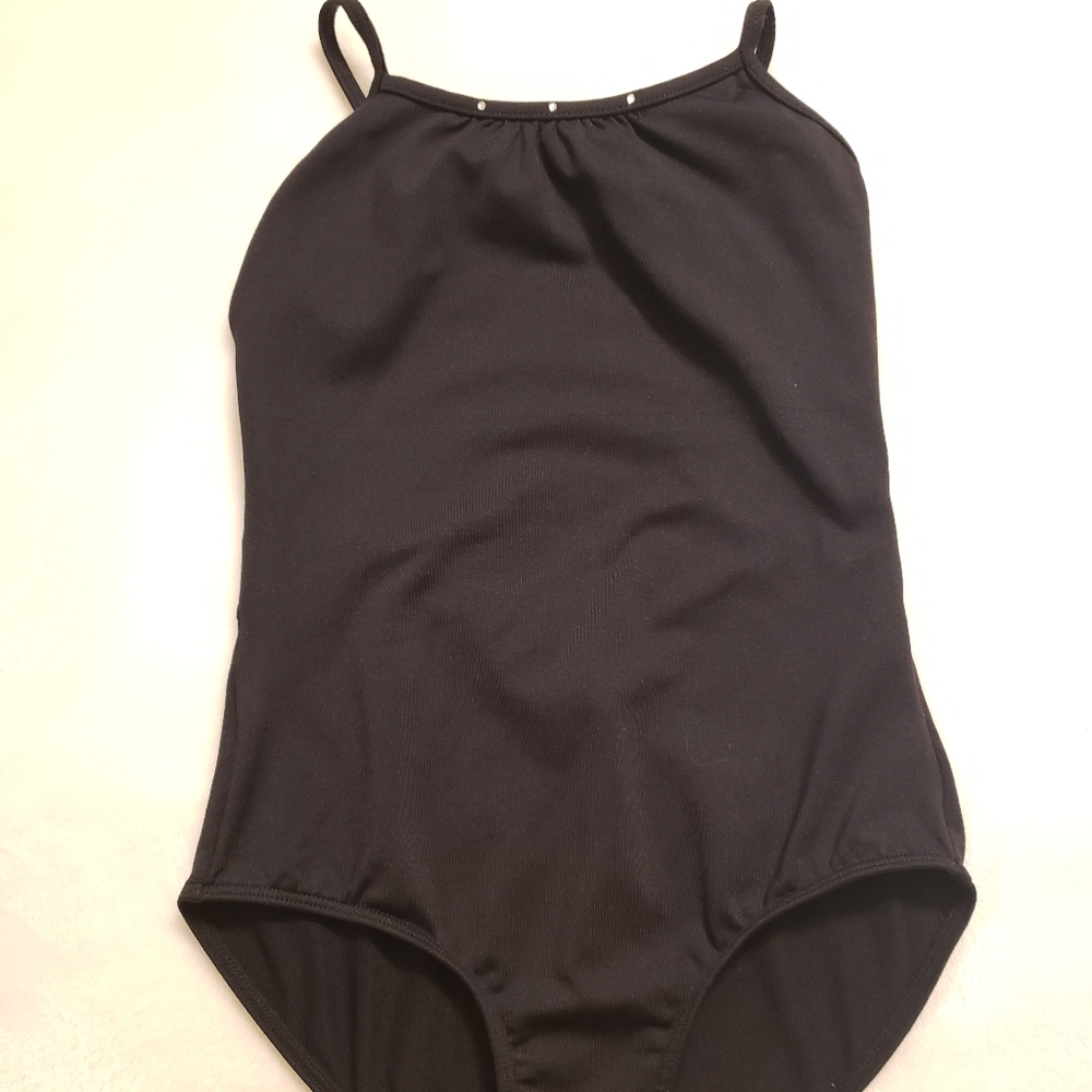 Girls Bloch Black Leotard 8-10